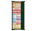 WhiteCoat Clipboard® Trifold - Green Primary Care Edition